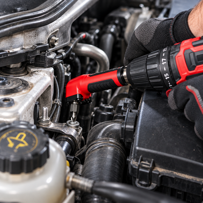 90° Right Angle Drill Adapter – Reach Screws in Tight Spaces