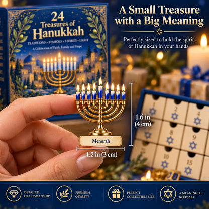 🕎 24 Treasures of Hanukkah | 24 Unique Symbols, Keepsakes & Daily Surprises Inspired by Light, Faith & Tradition ✨