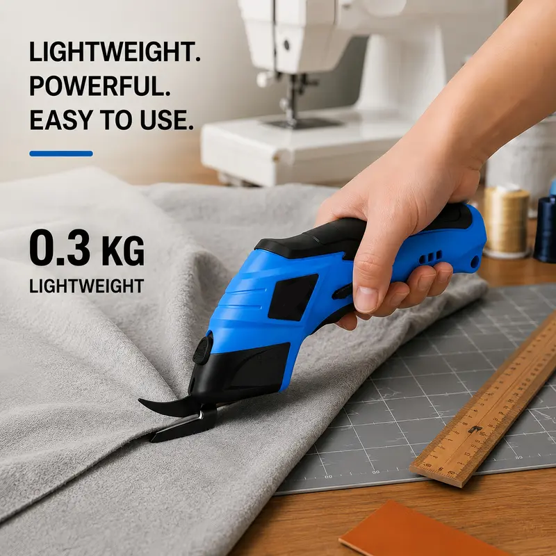 ⚡ Cordless Electric Scissors — USB Rechargeable Multi-Material Craft Cutter