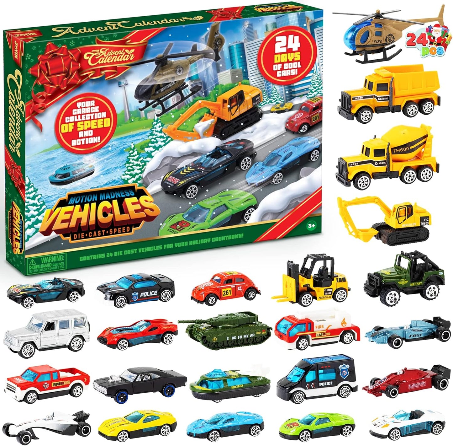 🔥 2026 Christmas Car Advent Calendar – 24 Surprises Before Christmas