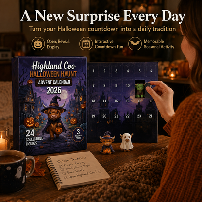 2026 Highland Coo Halloween Advent Calendar – 24 Collectible Figures
