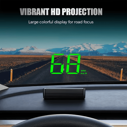 🚗 Car HUD Digital Speed Display – See Your Speed at a Glance