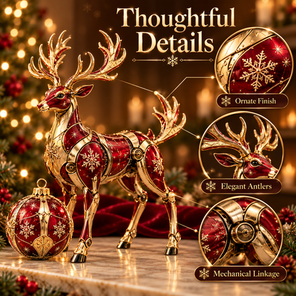 🔥 LAST DAY 50% OFF 🔥 🔴🎄 North Star Reindeer™ — Ornament-to-Reindeer Transforming Christmas Collectible 🦌✨
