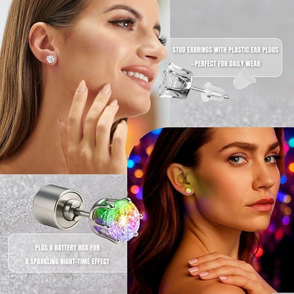 ✨ LED Light-Up Earrings – Make Your Night-Out Look Glow