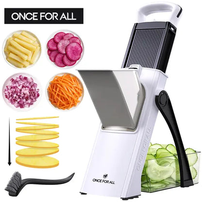 0‑8mm Adjustable Safe Mandoline Slicer