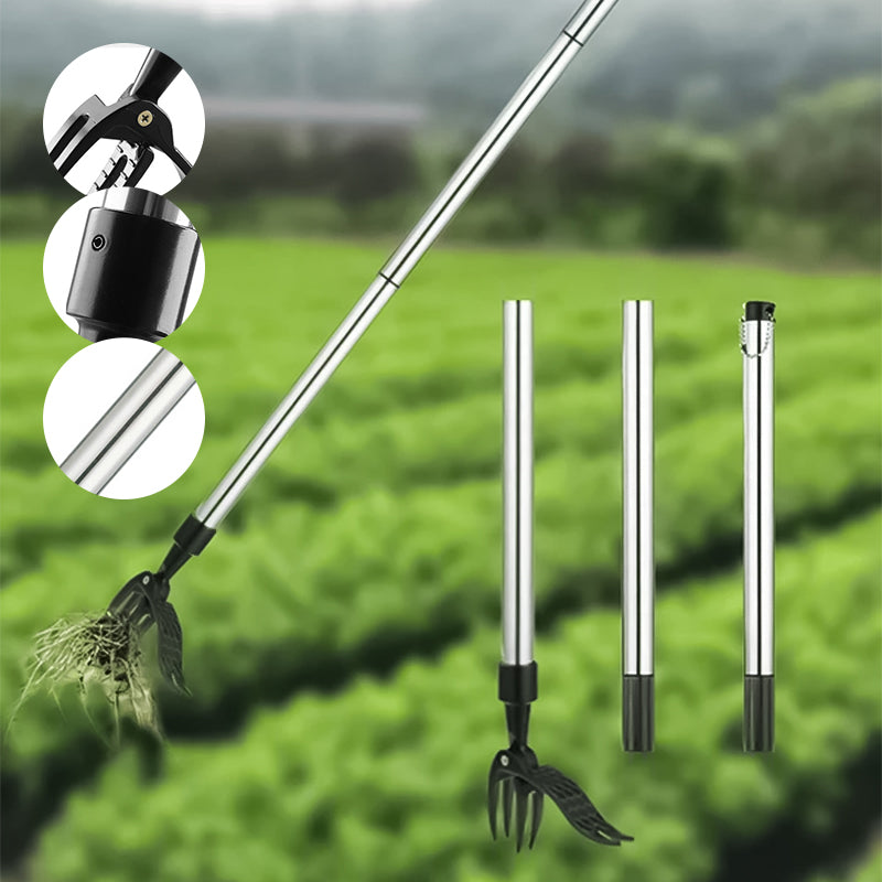 Stand-Up Weed Puller – Remove Weeds by the Root Without Bending