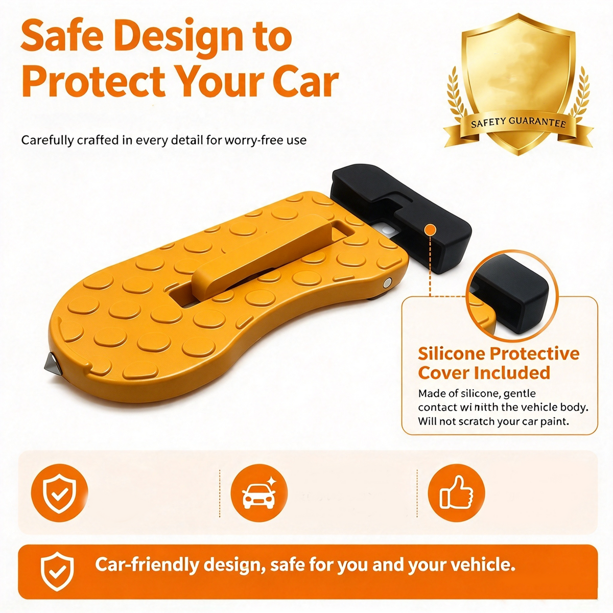 🚙 Foldable Car Door Step – Easy Roof Rack Access Without a Bulky Ladder