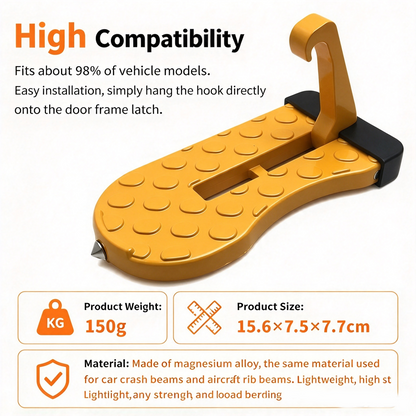 🚙 Foldable Car Door Step – Easy Roof Rack Access Without a Bulky Ladder