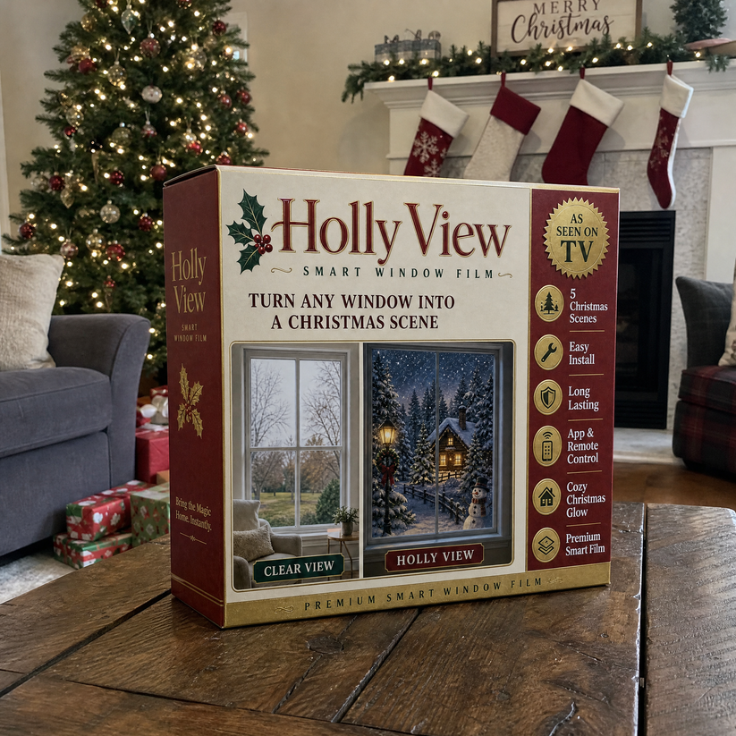 🎅Smart Christmas Window Film — Customizable Holiday Display