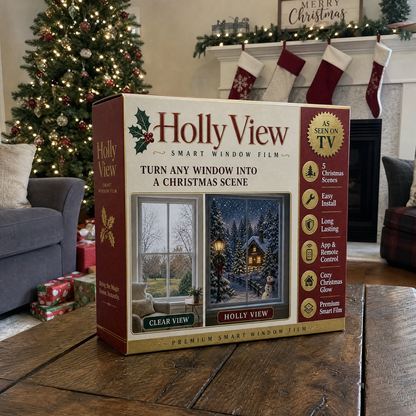 🎅Smart Christmas Window Film — Customizable Holiday Display