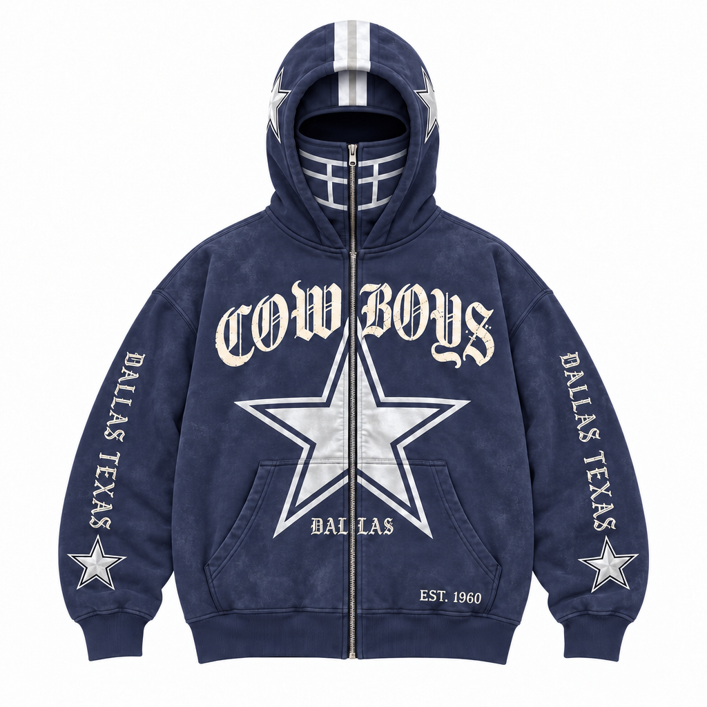 🏈 2-in-1 Football Full-Zip Hoodie for Men & Women – Helmet-Style Zip Hood, Oversized Fit, Long Sleeve Game Day Pullover Jacket for Football Fans 🏆