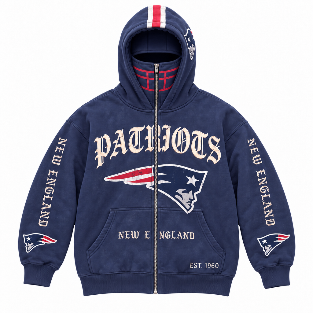 🏈 2-in-1 Football Full-Zip Hoodie for Men & Women – Helmet-Style Zip Hood, Oversized Fit, Long Sleeve Game Day Pullover Jacket for Football Fans 🏆