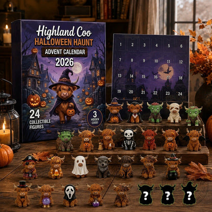 2026 Highland Coo Halloween Advent Calendar – 24 Collectible Figures