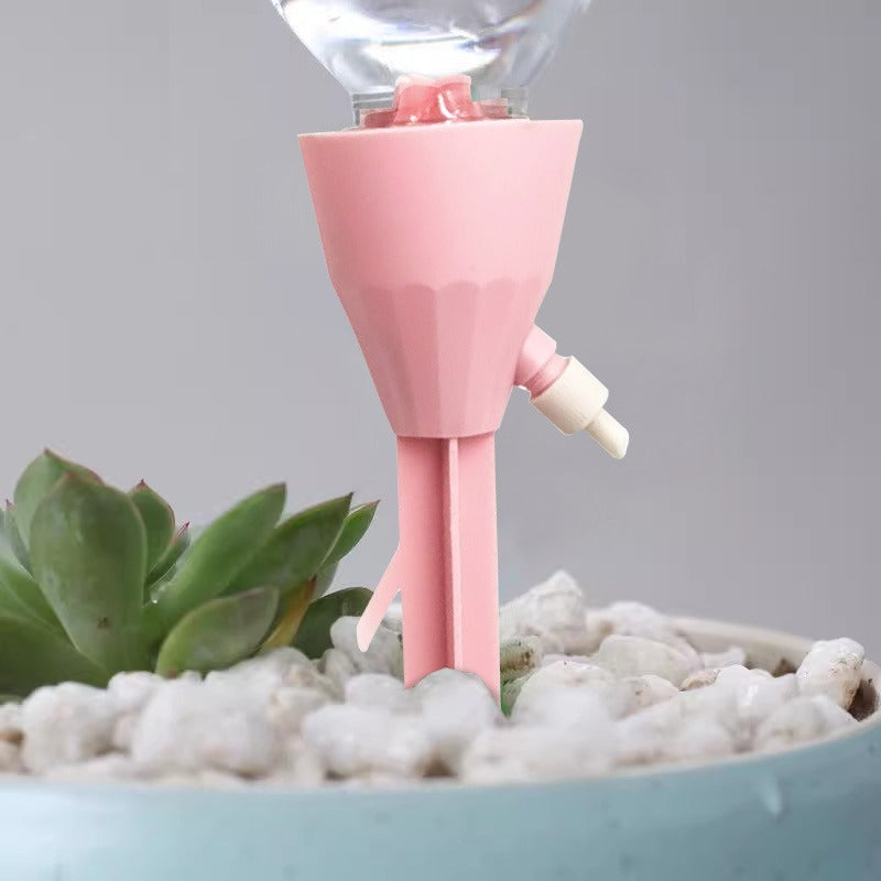 Adjustable Bottle Drip Watering Spike – Easy Self-Watering for Potted Plants