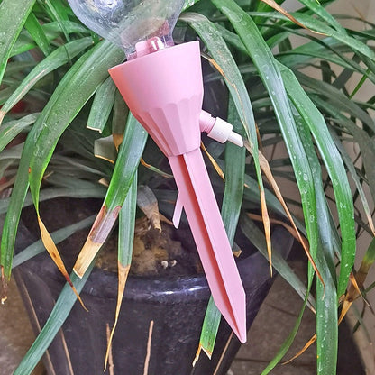 Adjustable Bottle Drip Watering Spike – Easy Self-Watering for Potted Plants