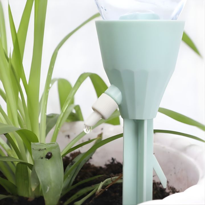 Adjustable Bottle Drip Watering Spike – Easy Self-Watering for Potted Plants
