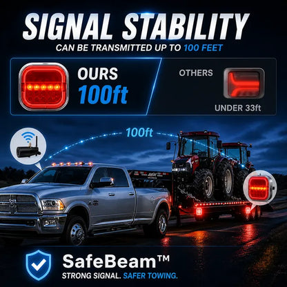 🚛 Wireless LED Trailer Lights – Easy Towing Light Setup