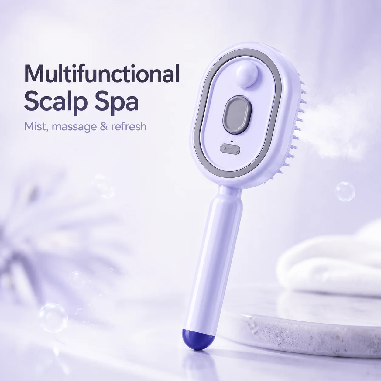 💆♀️Mist Straightening Comb – Easy Salon-Like Hair