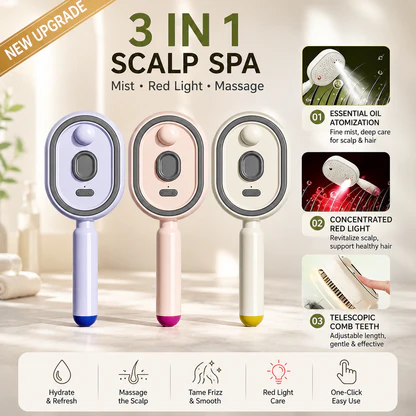 💆♀️Mist Straightening Comb – Easy Salon-Like Hair