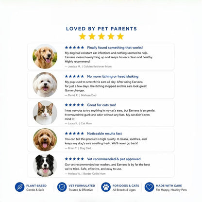 Gentle Pet Ear Cleaner Solution for Dogs & Cats