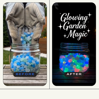 🔥LAST DAY SALE 49%OFF🔥🌈Colorful Glow-in-the-Dark Garden Stones