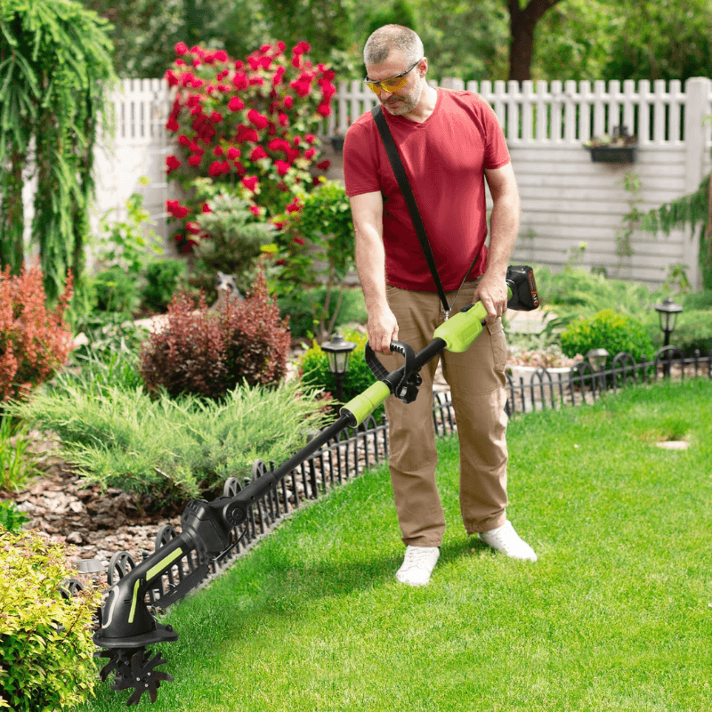 Cordless Mini Electric Tiller – Dig Less, Grow More