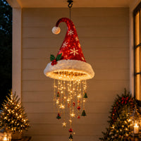 Classic Snowflake Santa Hat