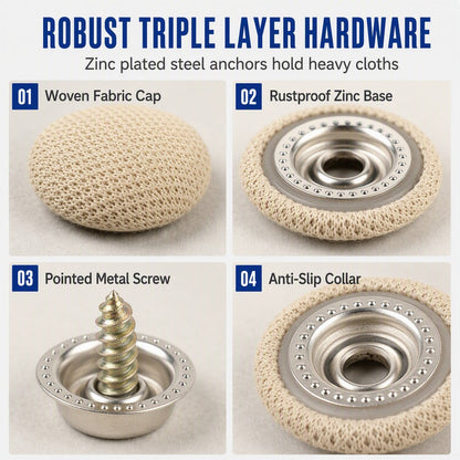 🚗 Car Headliner Repair Buttons – Easy Fix for Sagging Roof Fabric
