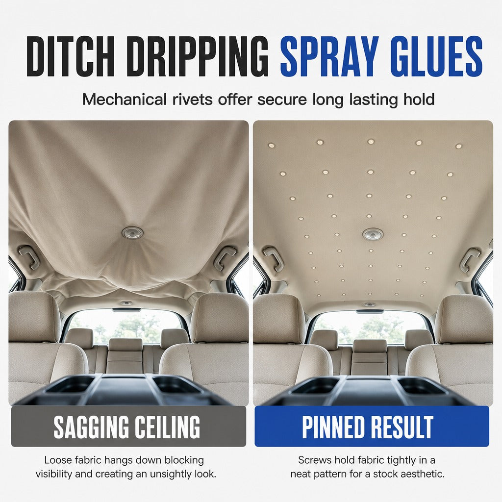 🚗 Car Headliner Repair Buttons – Easy Fix for Sagging Roof Fabric