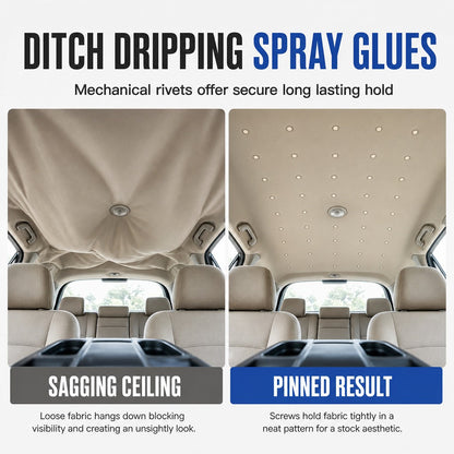 🚗 Car Headliner Repair Buttons – Easy Fix for Sagging Roof Fabric
