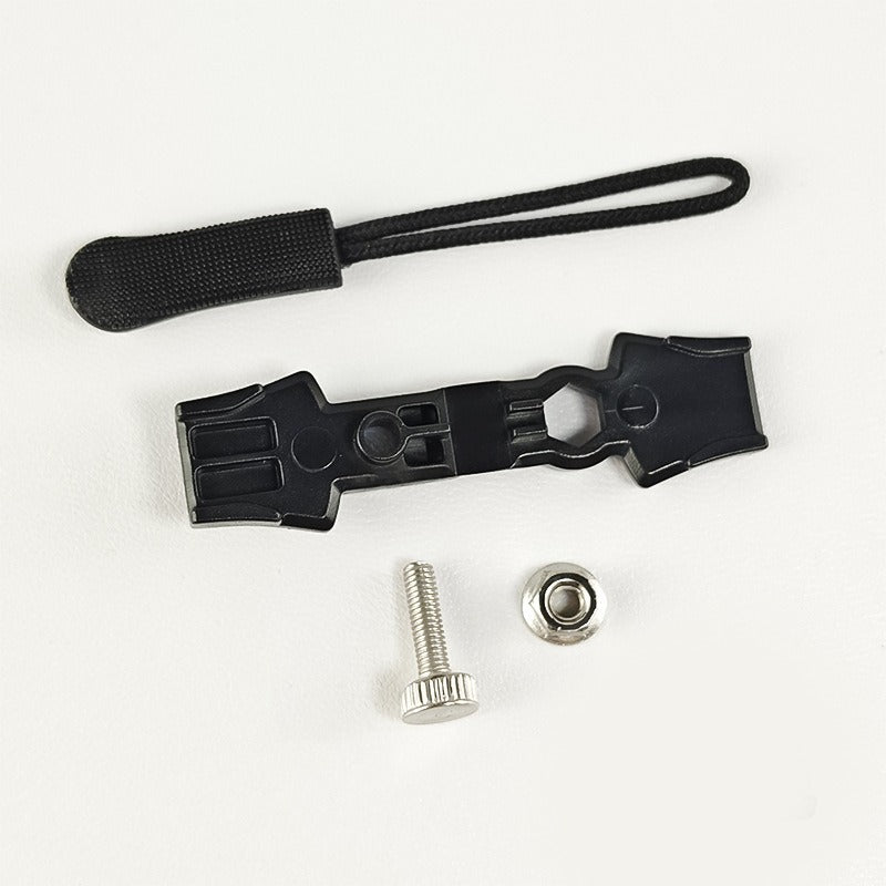 Zipper repair kit components