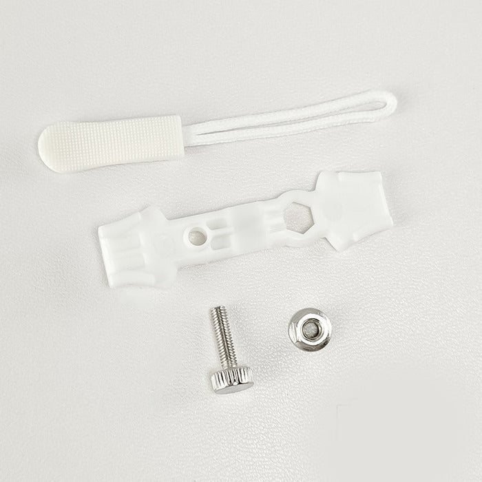 White zipper repair slider