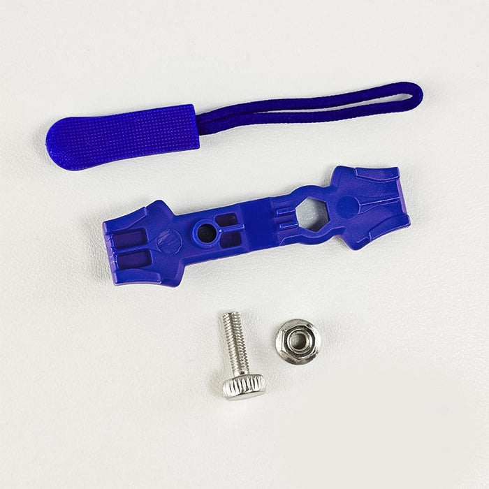 Royal blue zipper repair slider