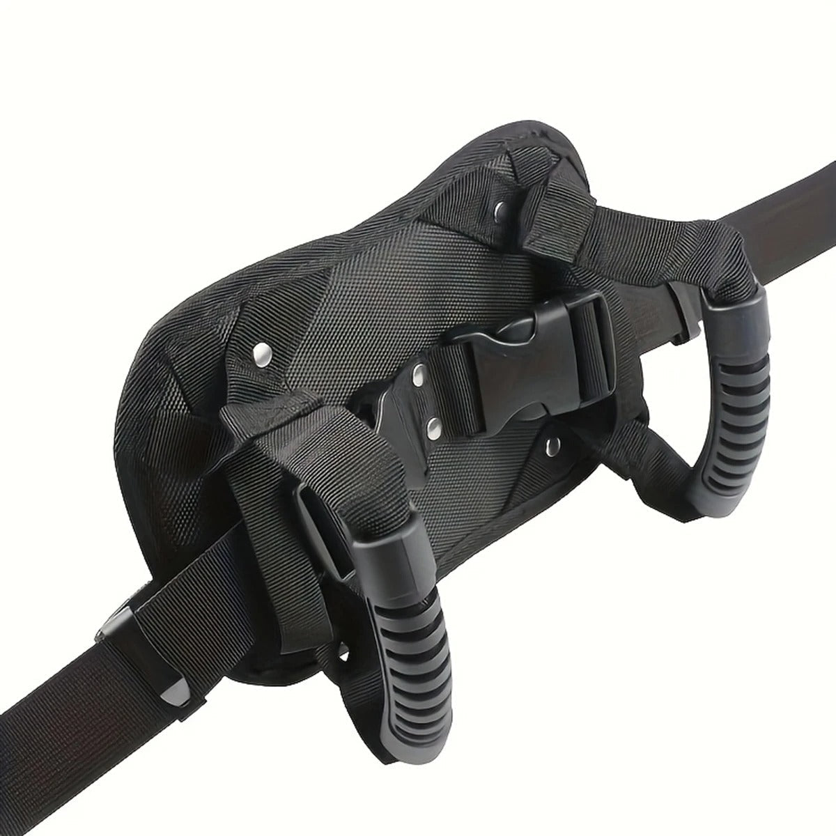 🏍️ Adjustable Motorcycle Passenger Grab Handle Belt – Dual Grip Riding Support