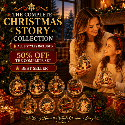 ✨Limited time 50% OFF -✨🎄 Glowing Christmas Story Ornament – Light-Up Mini Holiday Scene