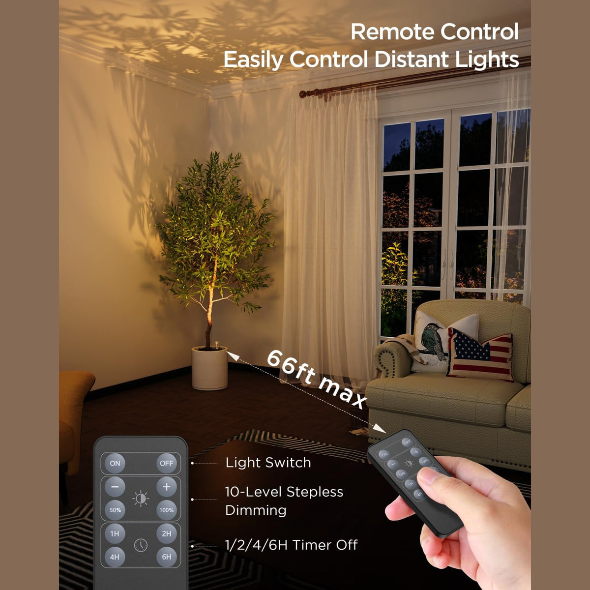 ✨ Rechargeable Wireless LED Spotlights – Instantly Elevate Any Corner