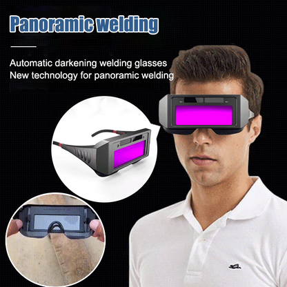 🥽Solar Auto-Darkening Welding Glasses – Adjustable Shade 9–13