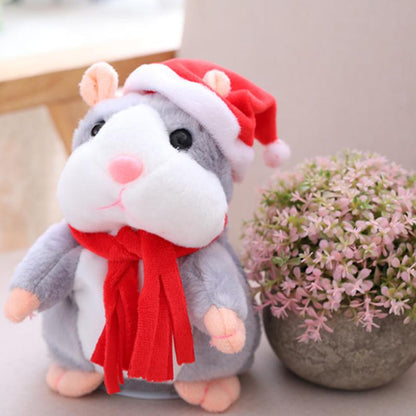 Talking Hamster Plush Toy – Funny Voice-Repeating Interactive Gift