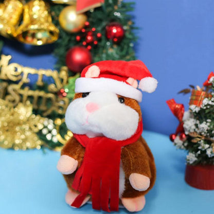 Talking Hamster Plush Toy – Funny Voice-Repeating Interactive Gift