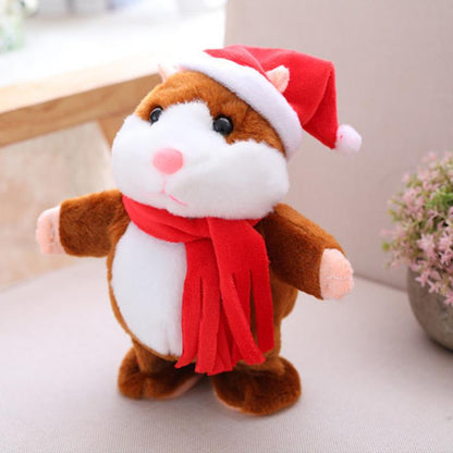 Talking Hamster Plush Toy – Funny Voice-Repeating Interactive Gift