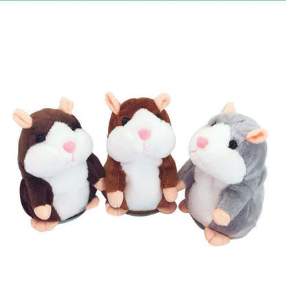 Talking Hamster Plush Toy – Funny Voice-Repeating Interactive Gift