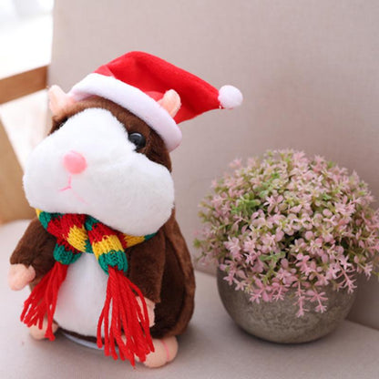 Talking Hamster Plush Toy – Funny Voice-Repeating Interactive Gift