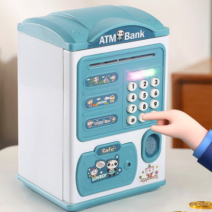 Kids Electronic Savings Bank – Auto Bill Intake, Password & Fingerprint Unlock