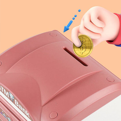 Kids Electronic Savings Bank – Auto Bill Intake, Password & Fingerprint Unlock