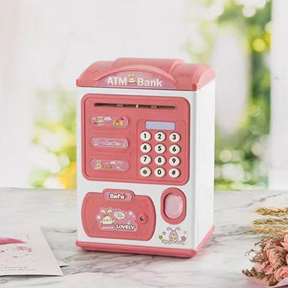 Kids Electronic Savings Bank – Auto Bill Intake, Password & Fingerprint Unlock