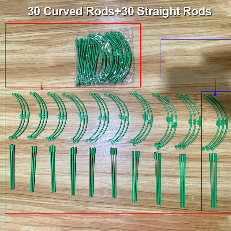 Build the Plant Support as It Grows — Modular 60-Piece Frame Kit