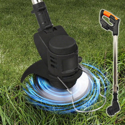24V Cordless Grass Trimmer – 3-Blade Yard Cutting Tool