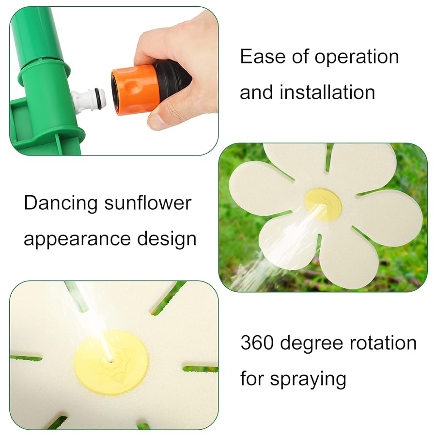 🔥Hot Sale – 49% Off🌻Fun Dancing Flower Sprinkler for the Garden✨