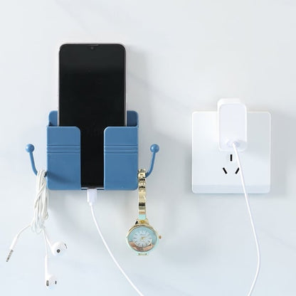 Compact Phone & Remote Organizer with Side Hooks