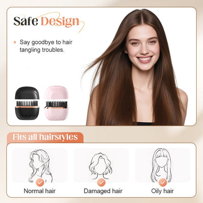 Mini Cordless Hair Straightening Comb – Quick Touch-Ups Anywhere